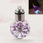Picture of Glass & Dried Flower Pendants Ball LED Light Up