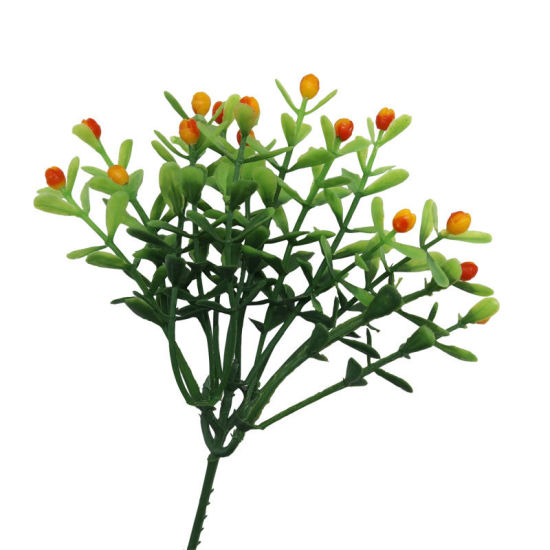 Picture of Plastic Artificial Flower Green 22cm, 1 Piece