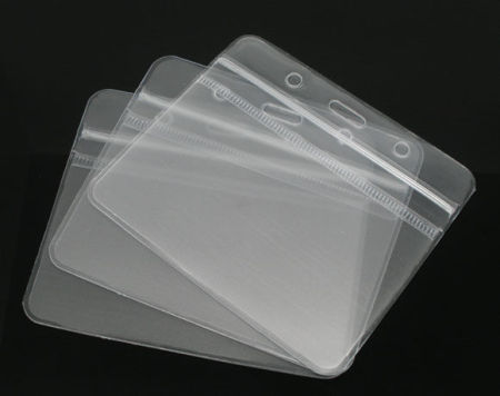 Держатели ID Карты из Акрила Прозрачные 10.2cm x7.9cm , проданные 10 шт