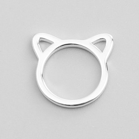 Brass Charms Multicolor Cat Animal