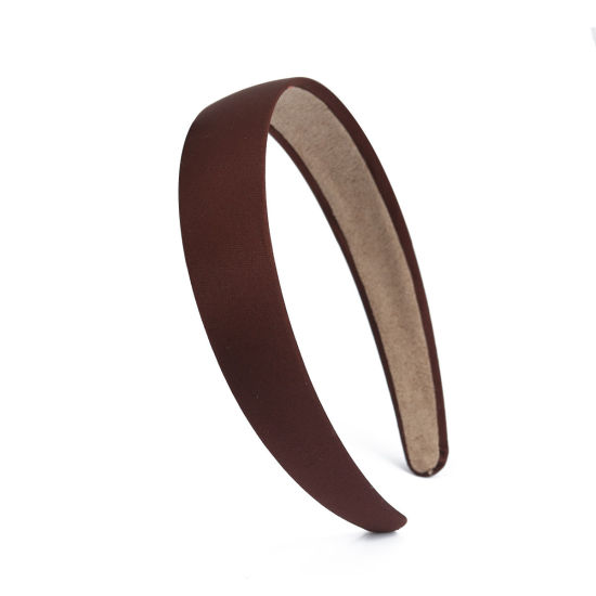 Picture of Fabric Headband Dark Coffee 37.3cm long - 37cm long, 3 PCs