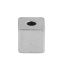 Imagen de 304 Acero Inoxidable Cuentas Cuadrado Tono de Plata 6mm x 6mm, Agujero: Aprox 4mm, 10 Unidades