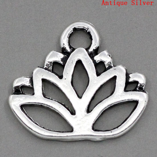 Picture of Charm Pendants Lotus Flower