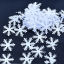 Picture of White - Style1 100PCS/Lot Christmas Snowflakes Non-woven Fabric Confetti For Home Christmas Party Table Decoration DIY Handmade Gift Supplies