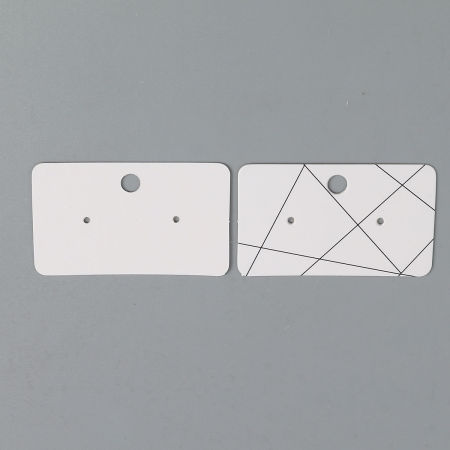 Papierschmuck Ohrringe Display Card Rechteck
