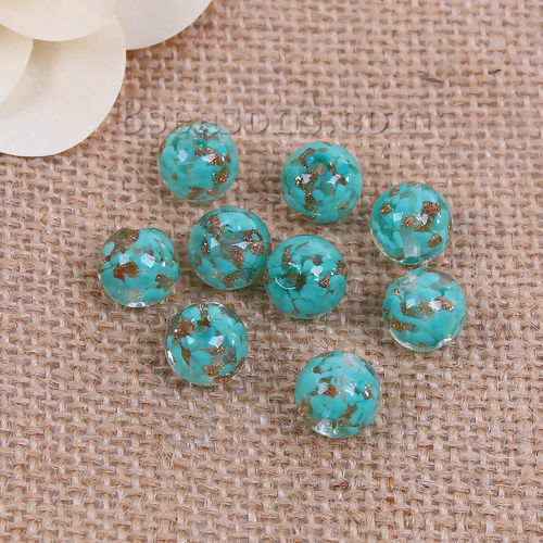 Picture of Lampwork Glass Japanese Style Beads Ball Fruit Glitter About  