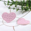 Immagine di Similpelle Pendenti Cuore Rosa 38mm x 30mm, 10 Pz