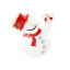 Picture of Pin Brooches Christmas Snowman & Clear Rhinestone