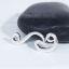 Immagine di Lega di Zinco Connettore Accessori Onda Argento Placcato 30mm x 11mm, 10 Pz