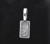 Picture of Zinc Based Alloy Glue On Bails Rectangle Antique Silver Color 21mm x 7mm, 50 PCs