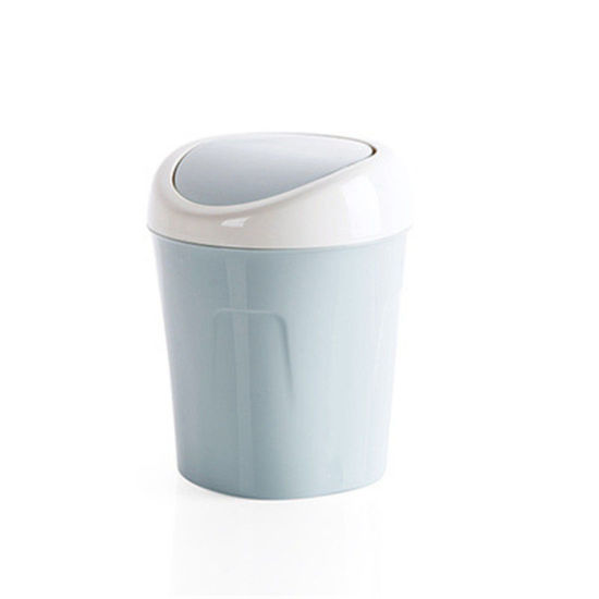 Picture of PP Desktop Waste Bins Blue 17cm x 10.5cm, 1 Piece