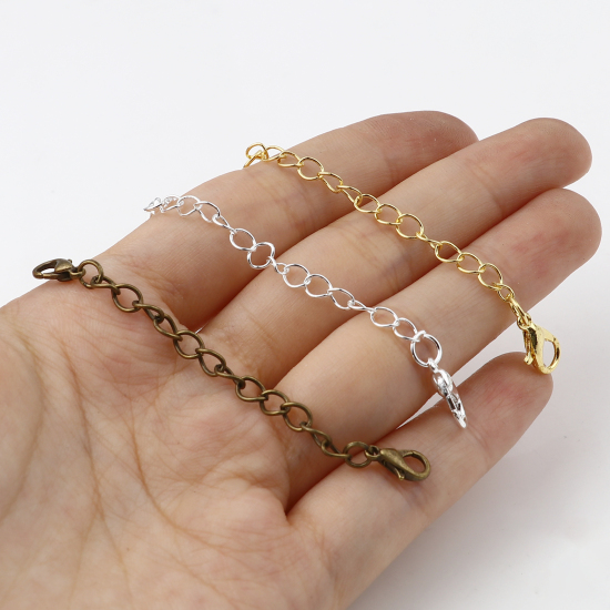 Picture of Alloy Extender Chain For Jewelry Necklace Bracelet With Lobster Claw Clasp