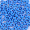Bild von 5mm (Japan Import) Glas Kurz Magatama Rocailles Perlen Blau Opak Gefärbt ca. 6mm x 5.5mm, Loch:ca. 1.7mm, 10 Gramm (ca. 7 Stück/Gramm)