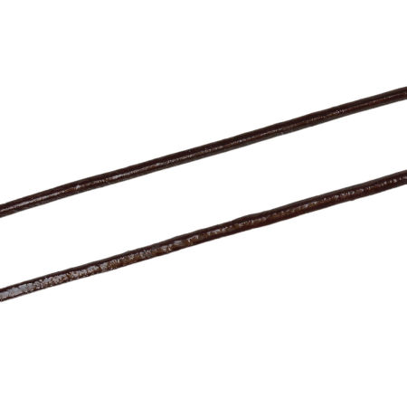 Coffee Color Round Real Leather Jewelry Cord 1.5mm 10M length