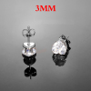 Picture of Stainless Steel Ear Post Stud Earrings Heart Clear Cubic Zirconia Rhinestone