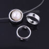 Picture of Zinc Based Alloy Beads Frames Circle Ring   