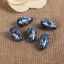 Picture of Acrylic Spacer Japan Painting Vintage Japanese Tensha Beads Drop Sakura Flower Royal & About 