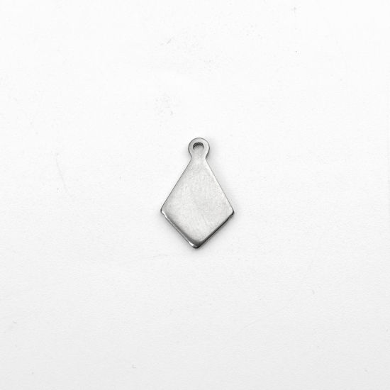 Picture of Stainless Steel Charms Rhombus 