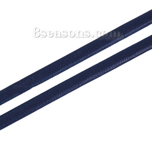 Imagen de Cuerda PU de Azul Egeo 5mm Diámetro, 1 Rollo (Aprox 5 M/Rollo)