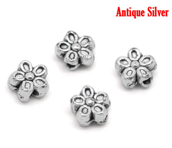 Picture of Zinc Based Alloy Spacer Beads Flower About
