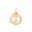 Bild von Acryl & Messing Metallic Draht Charms Ball Imitation Pearl