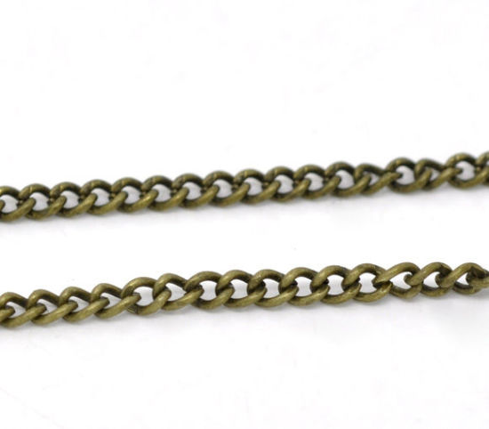 Picture of Iron Based Alloy Open Link Curb Chain Findings