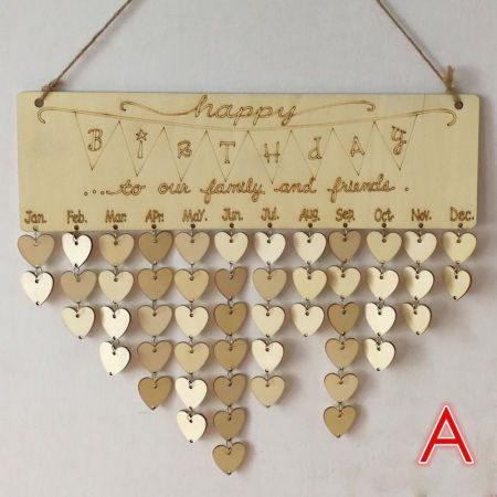 Natural Wood Ornaments Decorations