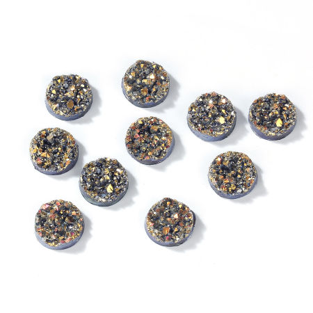 Druzy /Drusy Resin Dome Cabochon Round Flatback  