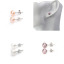 Image de Boucles d'Oreilles Puces en  Argent Pur & Perles d'eau douce     