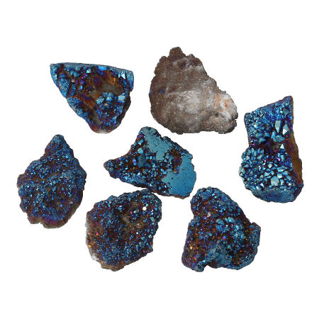 Agate Druzy /Drusy Pendants Irregular Plated