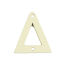Bild von Natürliches Holz Verbinder Dreieck Beige Hohl, 21mm x 19mm, 50 Stück