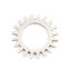 Image de Connecteurs en Alliage de Zinc Soleil Argent Vieilli 24mm x 24mm, 50 Pcs