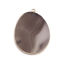 Picture of (Grade A) Agate ( Natural ) Pendants Drop Gold Plated Dark Gray 5.5cm x 4.1cm, 1 Piece
