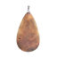 Picture of (Grade A) Copper & Agate ( Natural ) Druy/ Drusy Pendants Drop Silver Tone Multicolor AB Color 5.7cm x 2.8cm, 1 Piece