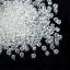 Picture of 10/0 Glass Seed Beads Round Rocailles White Silver Lined About 2mm Dia, Hole: Approx 0.5mm, 100 Grams