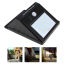 Изображение ABS Home Decoration Solar Sensor Wall Light Black Waterproof 12.4cm(4 7/8") x 9.6cm(3 6/8"), 1 Piece