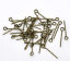 Immagine di Lega di Ferro OcchiSpilli Tono del Bronzo lunghezza:16.0mm 0.7mm (misura), 900 Pz