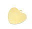 Picture of Brass Blank Stamping Tags Love Heart for Necklaces,Earrings,Bracelets etcx