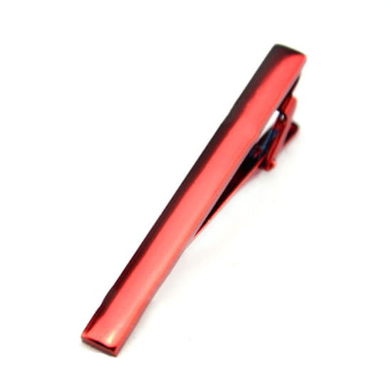 Bild von Stahl Krawattenklammer Rot 60mm x 6mm, 1 Stück