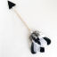 Picture of Natural Wood Hanging Decoration Feather Black & White Arrowhead 52cm x 6cm, 1 Piece