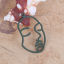 Bild von Zinklegierung Anhänger Gesicht Militärgrün Maske 44mm x 27mm, 10 Stück