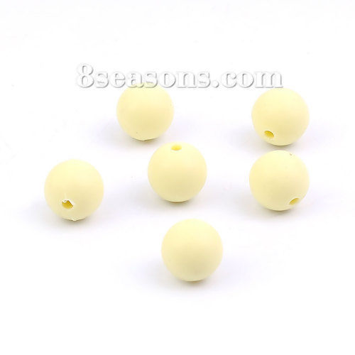 Image de Perles Silicone à Mâcher/Masticable Rond       