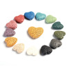 Picture of Lava Rock Beads Heart About 