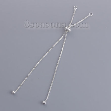 Brass Adjustable Slider/Slide Extender Chain For Jewelry Necklace Bracelet