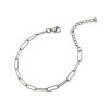 Picture of Stainless Steel Extender Chain For Jewelry Necklace Bracelet Silver Tone 7cm(2 6/8") long, 20 PCs