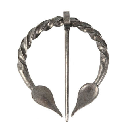 Image de Broche Viking Géométrique Argent Vieilli Rétro 6.9cm x 5.6cm, 1 Pièce