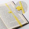 Imagen de Silicona Marcadores de libro Mano Amarillo 41cm, 2 Unidades