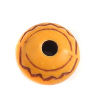 Imagen de Acrílico Cuentas Ronda , Marrón Onda Madera de imitación 8mm Diámetro, Agujero: acerca de 1.8mm, 1000 Unidades