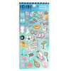 Picture of Paper Sport DIY Scrapbook Deco Stickers At Random 20cm(7 7/8") x 9cm(3 4/8"), 1 Sheet