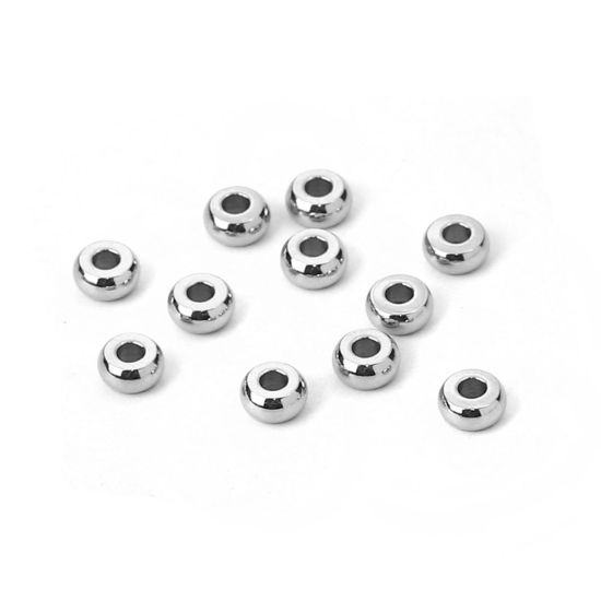 Picture of Stainless Steel Spacer Beads Round About  